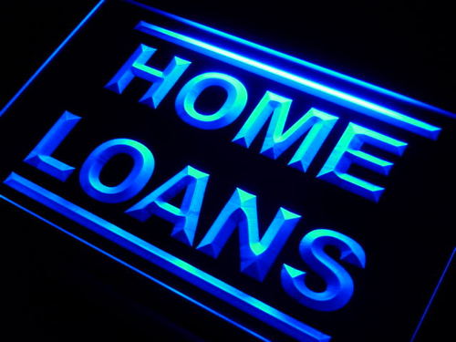 Home Loans Services Neon Light Sign